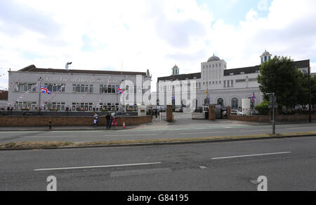 Mosquée Baitul Futuh. Mosquée Baitul Futuh, Merton, Londres. Banque D'Images