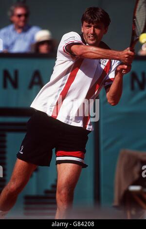 Tennis - French Open. Goran Ivanisevic Banque D'Images