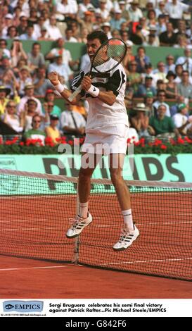 France de Tennis- Sergi Bruguera v Patrick Rafter Banque D'Images