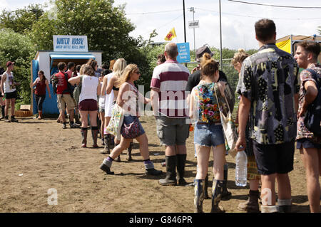 Glastonbury Festival 2015 - Jour 2 Banque D'Images