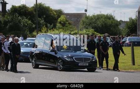 Lorna Carty funeral Banque D'Images