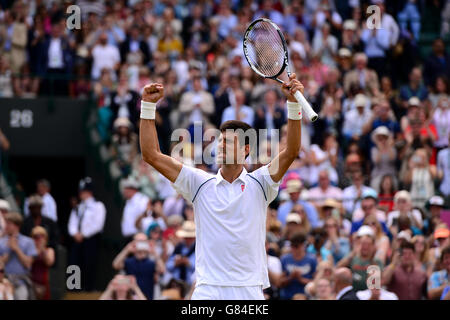 Tennis - 2015 de Wimbledon - Jour 8 - Le All England Lawn Tennis et croquet Club Banque D'Images