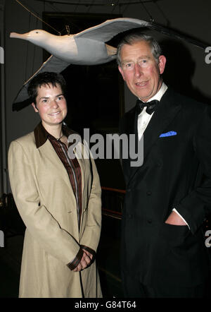 Le Prince de Galles et Dame Ellen MacArthur unissent leurs forces Dans le combat pour 'sauver l'Albatross' à un RSPB Dîner Banque D'Images