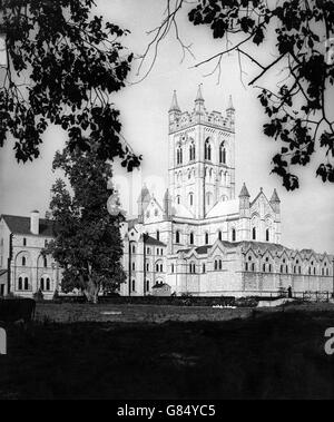 L'abbaye de Buckfast, qui fait partie d'un monastère bénédictin actif à Buckfast, près de Buckfastleigh, Devon, Angleterre. Banque D'Images