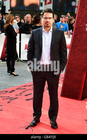 Michael Pena arrive pour la première Ant-Man, à l'Odeon Leicester Square, Londres. APPUYEZ SUR ASSOCIATION photo. Date de la photo: Mercredi 8 juillet 2015. Le crédit photo devrait se lire comme suit : Ian West/PA Wire Banque D'Images