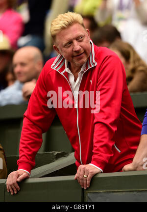 Tennis - 2015 de Wimbledon - Jour 13 - Le All England Lawn Tennis et croquet Club Banque D'Images