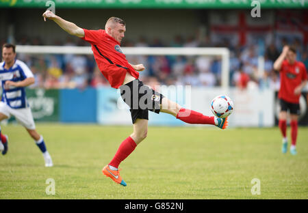 Football - pré saison amicale - Nuneaton Town / Coventry City - Liberty Way. Ivor Lawton de Coventry City Banque D'Images