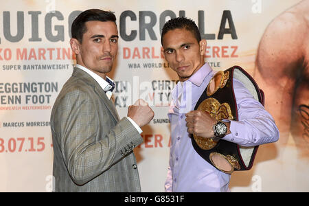 Boxing - Grands enjeux Conférence de presse finale - Grosvenor Casino Banque D'Images