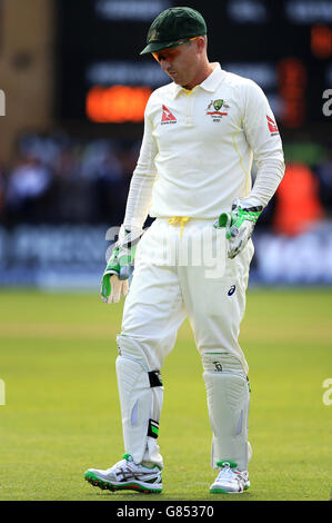 Cricket - Premier essai - Angleterre Investec Cendres v Australie - Jour 1 - Stade SWALEC Banque D'Images