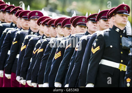 King's Royal Hussars' parade tricentenaire Banque D'Images