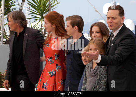 Viggo Mortensen, acteur actrice Annalise Basso, acteur Nicholas Hamilton, Charlie Shotwell, actrice Samantha Isler, comédienne Banque D'Images