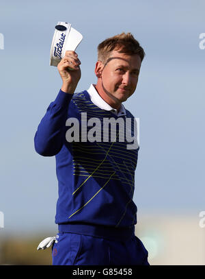 Golf - le championnat ouvert 2015 - troisième jour - St Andrews.Ian Poulter d'Angleterre pendant la troisième journée du Championnat d'Open 2015 à St Andrews, Fife. Banque D'Images