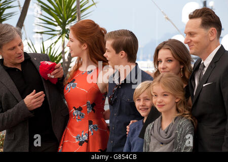 Viggo Mortensen, acteur actrice Annalise Basso, acteur Nicholas Hamilton, Charlie Shotwell, actrice Samantha Isler, Banque D'Images