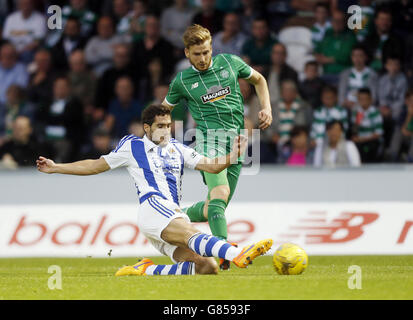 - Football amical d'avant saison - Celtic v Real Sociedad - St Mirren Park Banque D'Images