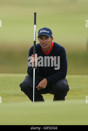 Golf - le championnat ouvert 2015 - cinquième jour - St Andrews.Adam Scott en Australie pendant la cinquième journée du Championnat d'Open 2015 à St Andrews, Fife. Banque D'Images