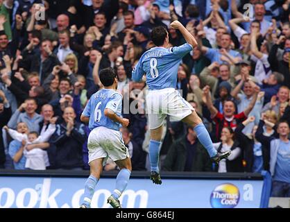 Soccer - FA Barclays Premiership - Manchester City v Portsmouth - Ville de Manchester Stadium Banque D'Images