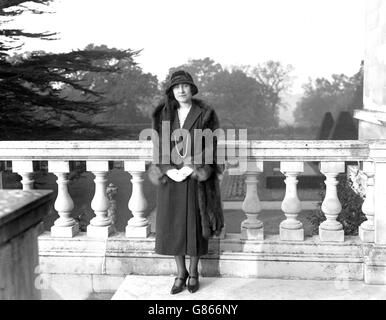 La duchesse de York à sa résidence, White Lodge à Richmond Park, Londres. Banque D'Images