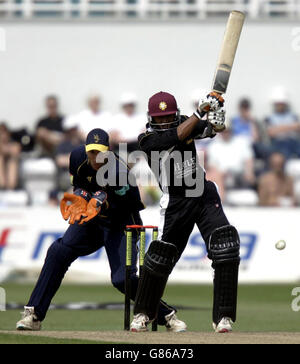 Football - Ligue nationale de Cricket Totesport - Division One - v Northamptonshire - Hampshire County Ground Banque D'Images