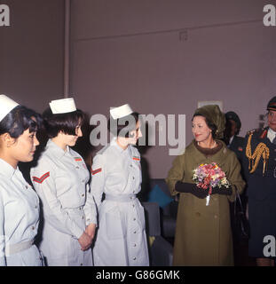 Image - Princess Margaret - Royal Herbert Hôpital Militaire - Woolwich, Londres Banque D'Images