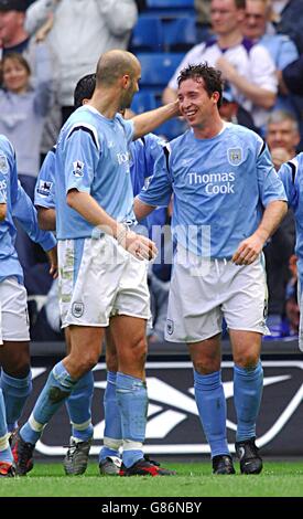 Soccer - FA Barclays Premiership - Manchester City v Portsmouth - Ville de Manchester Stadium Banque D'Images