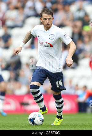 Soccer - championnat Sky Bet - Preston North End et Middlesbrough - Deepdale. Joe Garner de Preston North End Banque D'Images