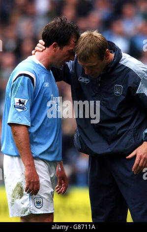 Soccer - FA Barclays Premiership - Manchester City v Portsmouth - Ville de Manchester Stadium Banque D'Images