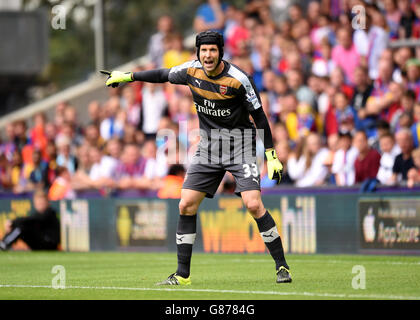 Football - Barclays Premier League - Crystal Palace v Arsenal - Selhurst Park.Gardien de but d'arsenal Petr Cech pendant le match de la Barclays Premier League à Selhurst Park, Londres. Banque D'Images