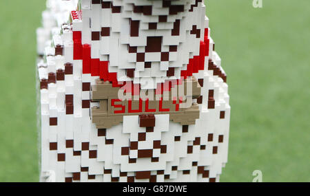 Un double LEGO exact de Sully The Sprocker Spaniel après avoir été nommé le meilleur animal de compagnie du Royaume-Uni au LEGOLAND Windsor Resort. Banque D'Images