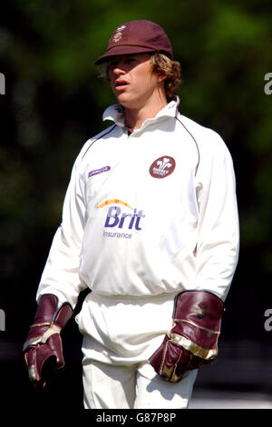 Cricket - Cheltenham & Gloucester Trophée - Premier tour - Staffordshire v Surrey - Leek Banque D'Images