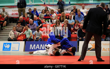 Sport - Sainsbury's 2015 Jeux de l'école - Jour 3 - Manchester Banque D'Images