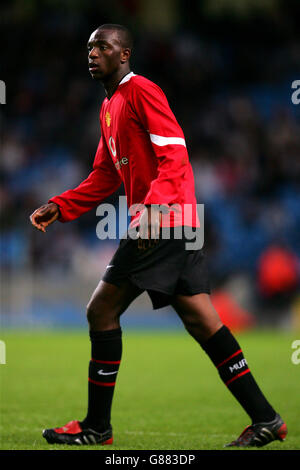 Football - Manchester Senior Cup - finale - Manchester City / Manchester United - City of Manchester Stadium. Floribert Ngalula, Manchester United Banque D'Images