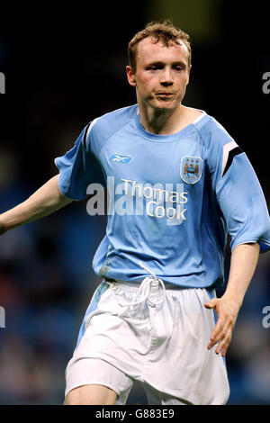 Football - Manchester Senior Cup - finale - Manchester City / Manchester United - City of Manchester Stadium. Willo Flood, Manchester City Banque D'Images