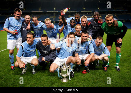 Football - Manchester Senior Cup - Final - Manchester City v Manchester United - City of Manchester Stadium Banque D'Images