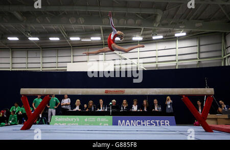 Sport - Sainsbury's 2015 Jeux de l'école - Jour 3 - Manchester Banque D'Images