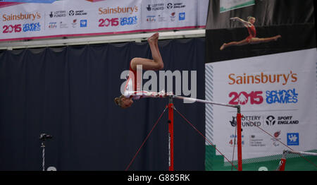 Sport - Sainsbury's 2015 Jeux de l'école - Jour 3 - Manchester Banque D'Images