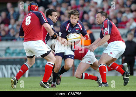 Rugby Union - Celtic Cup Final - Munster v Llanelli Scarlets - Lansdowne Road Banque D'Images