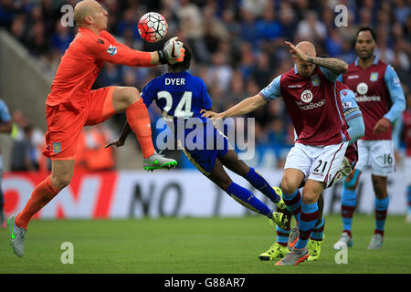 Soccer - Barclays Premier League - Aston Villa v Leicester City - King Power Stadium Banque D'Images