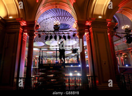 Royal Albert Hall l'entretien Banque D'Images