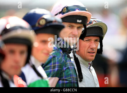 Courses hippiques - 2015 Ladbrokes St Leger Festival - troisième jour - courses de Doncaster. Frankie Dettori, jockey Banque D'Images