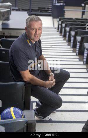 Paul Lambert lors de la conférence de presse à Hampden Park, Glasgow. APPUYEZ SUR ASSOCIATION photo. Date de la photo: Dimanche 6 septembre 2015. Voir PA Story FOOTBALL Scotland. Le crédit photo devrait se lire : Jeff Holmes/PA Wire. RESTRICTIONS : l'utilisation est soumise à des restrictions. Utilisation commerciale uniquement avec l'accord écrit préalable de la Scottish FA. Banque D'Images