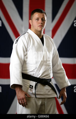 Judo - annonce de l'équipe britannique de Judo - Centre d'excellence - Université de Wolverhampton.Grande-Bretagne judo athlète Ben Fletcher pendant la séance photo au Centre d'excellence de l'Université de Wolverhampton. Banque D'Images