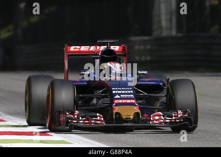 Le Max Verstappen de Torro Rosso lors du Grand Prix d'Italie 2015 à Monza, en Italie. Banque D'Images