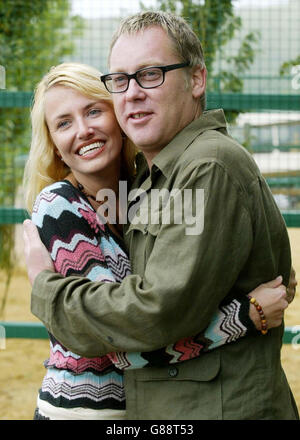 Vic Reeves - Port Lympne Wild Animal Park Banque D'Images