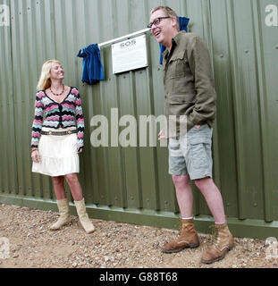 Vic Reeves - Port Lympne Wild Animal Park Banque D'Images