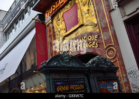 Musée, Musée Grévin, Passage Jouffroy, Paris, France Banque D'Images