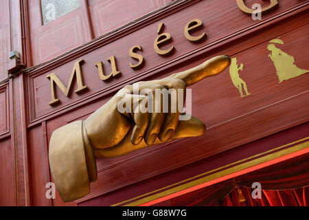 Musée, Musée Grévin, Passage Jouffroy, Paris, France Banque D'Images