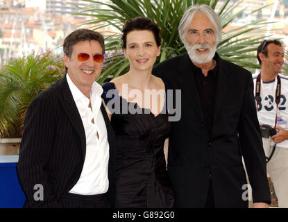 Festival de Cannes 2005 - Photocall de 'Cache' - Terrasse Riviera Banque D'Images