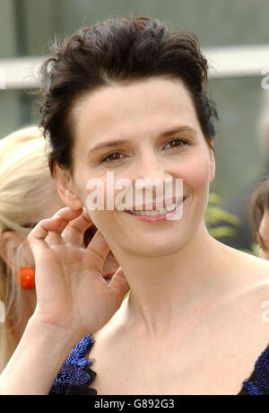 Festival du film de Cannes 2005 - Photocall for 'cache' - Riveria Terrace. Juliette Binoche. Banque D'Images