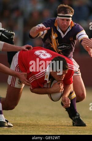 Etat libre du Nord contre Lions. Tony Diprose, Lions britanniques Banque D'Images