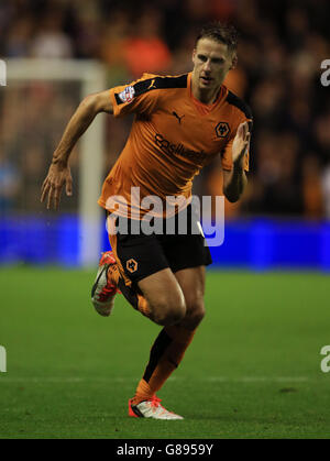 Football - Championnat Sky Bet - Wolverhampton Wanderers / Queens Park Rangers - Molineux Stadium.David Edwards de Wolverhampton Wanderers Banque D'Images